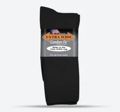 Mens Extra Wide 7201 Athletic Crew Socks