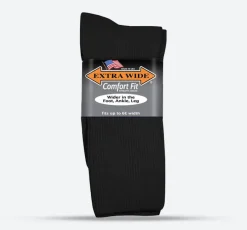 Mens Extra Wide 6100 Comfort Fit Athletic Socks