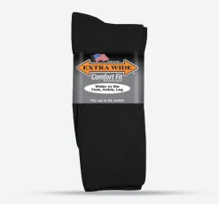 Mens Extra Wide 6000 Comfort Fit Athletic Socks