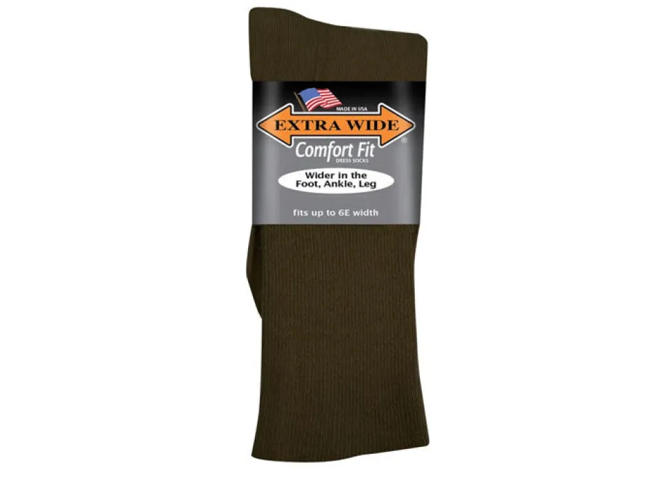 Mens Extra Wide 2700 Comfort Fit Dress Socks