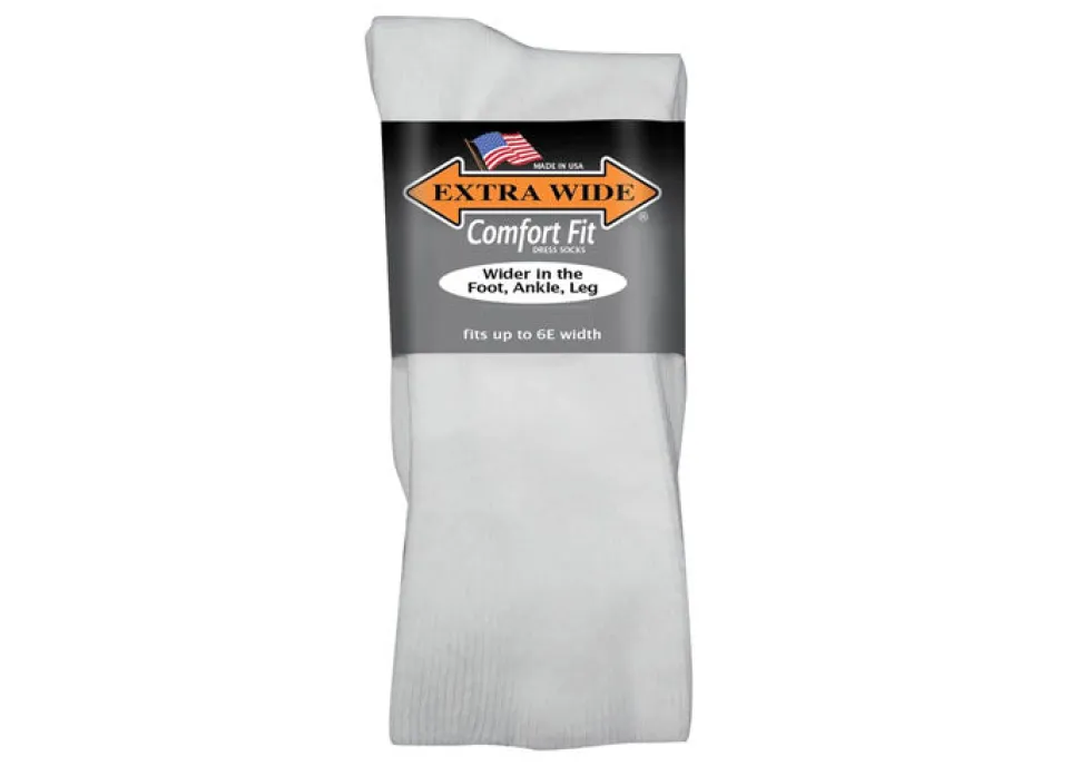 Mens Extra Wide 2700 Comfort Fit Dress Socks