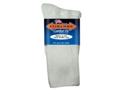 Mens Extra Wide 6100 Comfort Fit Athletic Socks