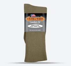 Mens Extra Wide 3803 Dress Socks