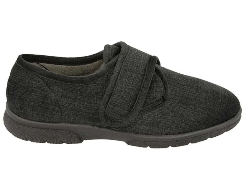 Mens Extra Wide Fit DB Hallam Slippers