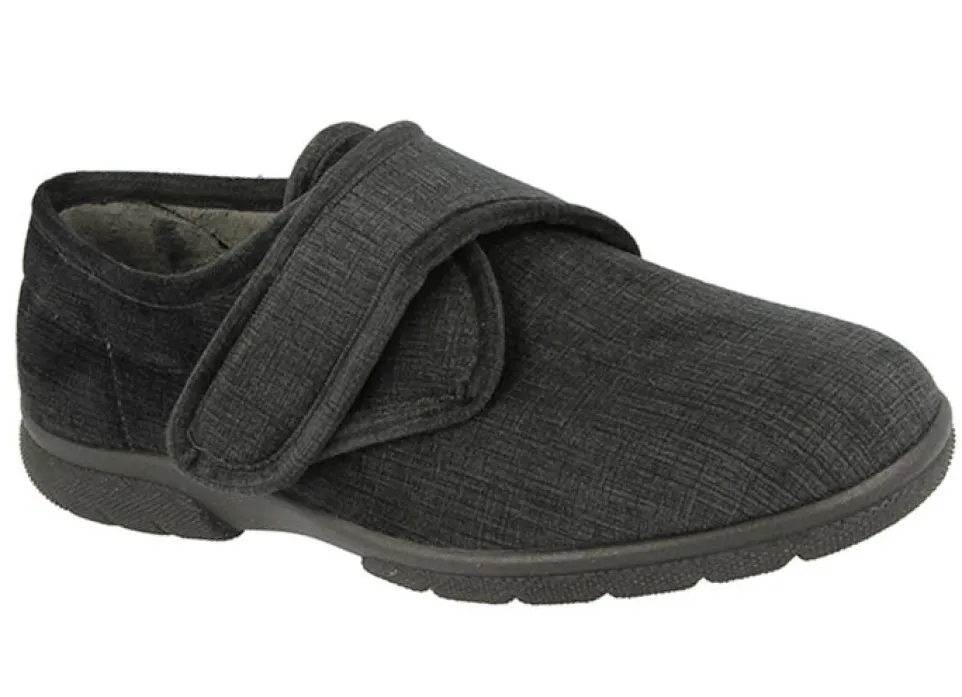 Mens Extra Wide Fit DB Hallam Slippers