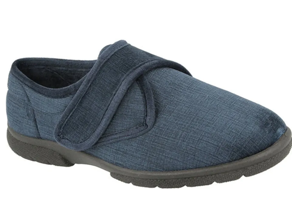 Mens Extra Wide Fit DB Hallam Slippers