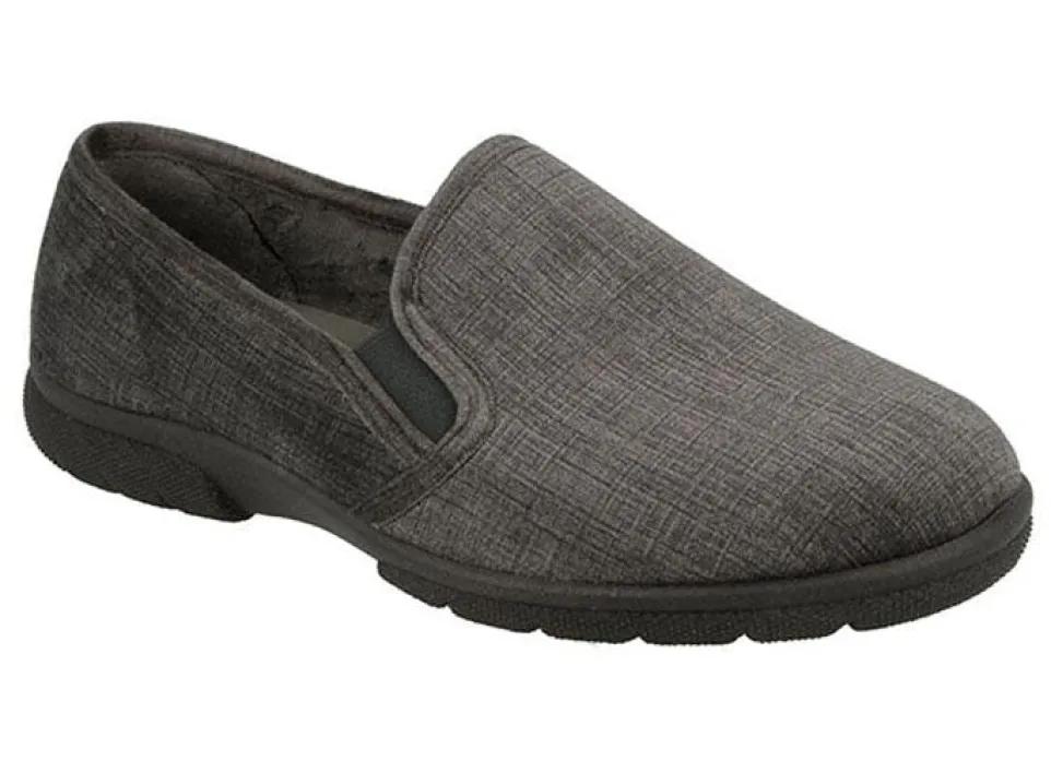 Mens Extra Wide Fit DB Kendal Slip On Slippers