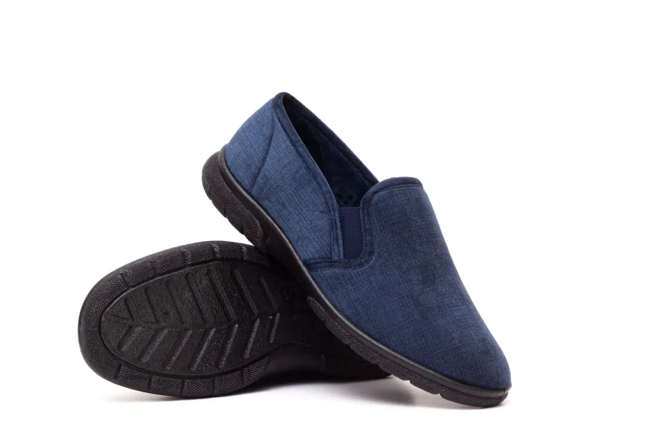 Mens Extra Wide Fit DB Kendal Slip On Slippers