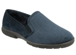 Mens Extra Wide Fit DB Kendal Slip On Slippers