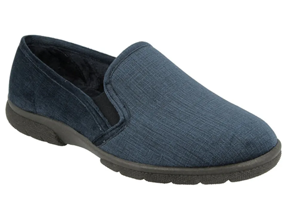 Mens Extra Wide Fit DB Kendal Slip On Slippers