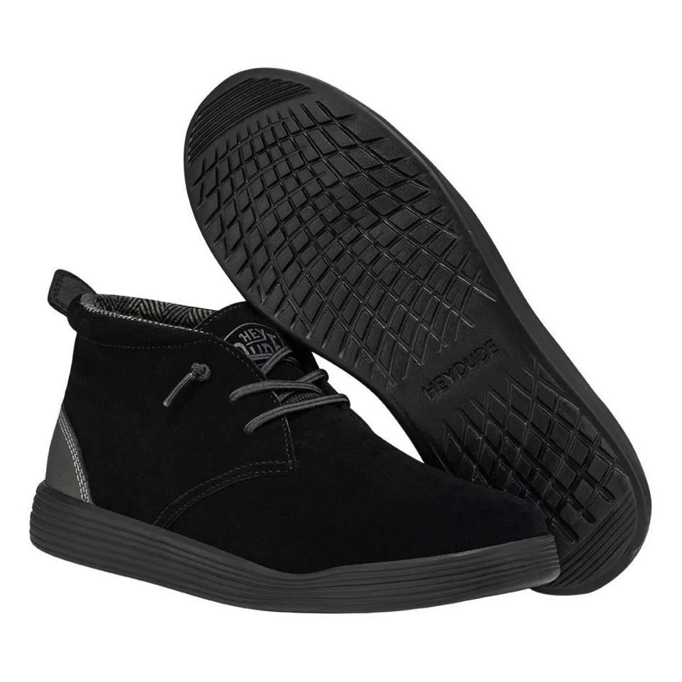Men's Heydude 40605 Jo Slip On Boots - Jet Black
