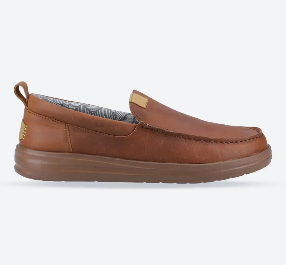 Men's Heydude 40173 Wally Grip Moc Craft Leather Shoes