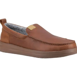 Men's Heydude 40173 Wally Grip Moc Craft Leather Shoes