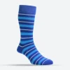 Mens HJ Hall HJ49 Sapphire/LT Blue Cotton Rich Socks