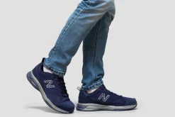 Mens New Balance Wide Fit MX624NV4 Navy Trainers - By Wide Fit Shoes ABZORB