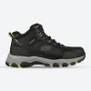 Men's Relaxed Fit Skechers 204477 Selmen Melano Hiking Boots - Black
