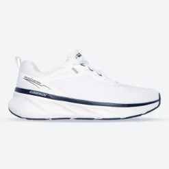 Men's Relaxed Fit Skechers 232836 Edgeride Exxo Trainers - White Navy