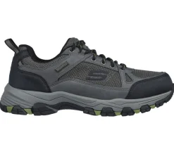 Men's Relaxed Fit Skechers Selmen Cormack - 204427 Hiking Trainers - Charcoal