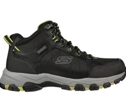 Men's Relaxed Fit Skechers 204477 Selmen Melano Hiking Boots - Black