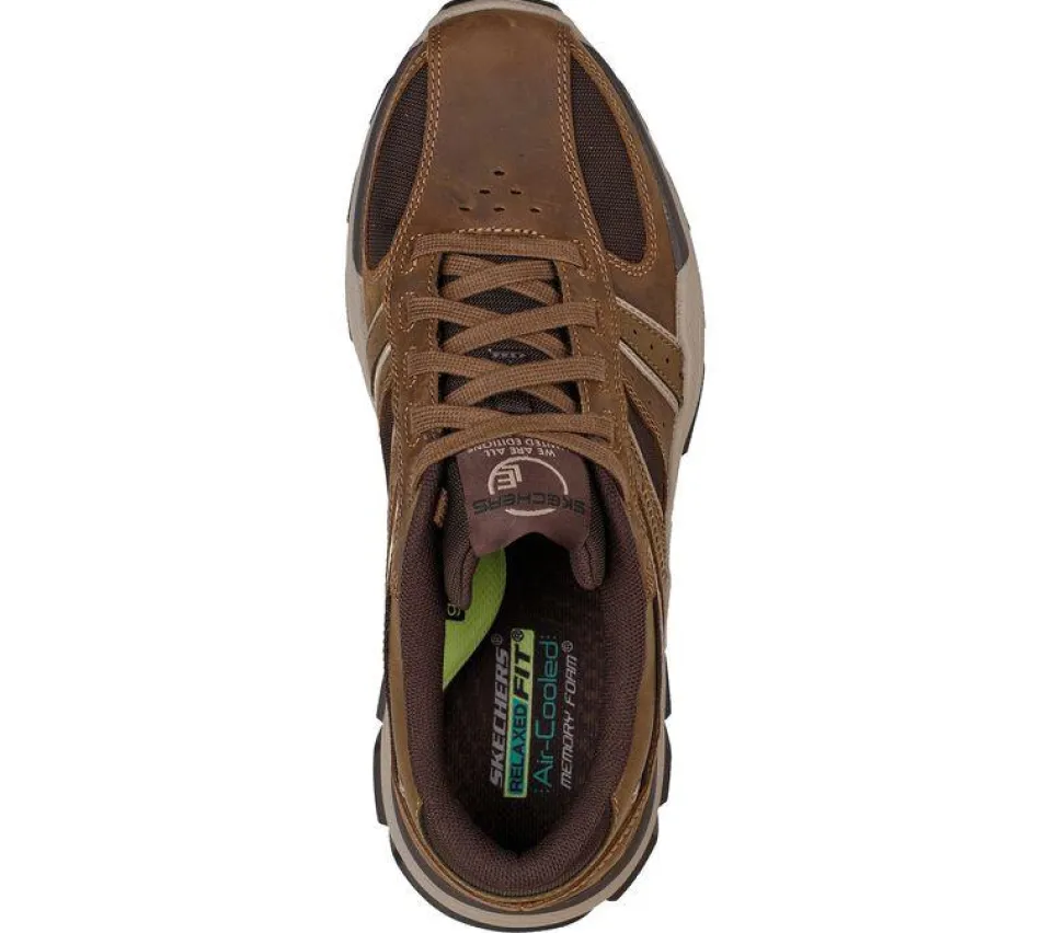 Men's Relaxed Fit Skechers 204330 Respected Edgemere Good Year Walking Trainers