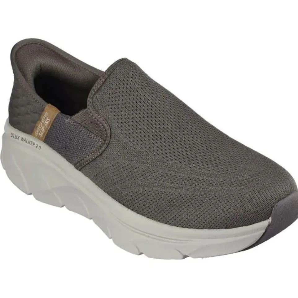 Men's Relaxed Fit Skechers 232463 Slip-ins D'lux Walker Trainers