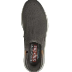 Men's Relaxed Fit Skechers 232463 Slip-ins D'lux Walker Trainers