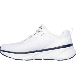 Men's Relaxed Fit Skechers 232836 Edgeride Exxo Trainers - White Navy