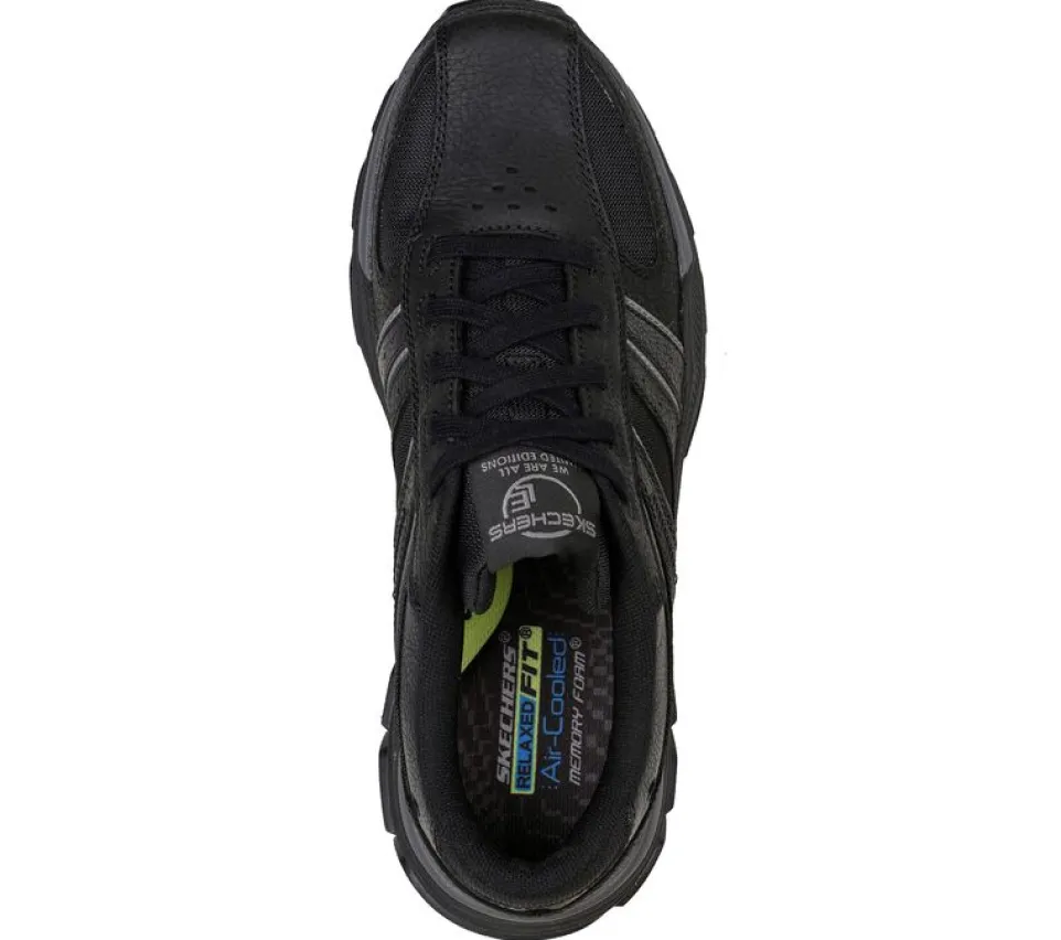 Men's Relaxed Fit Skechers 204330 Respected Edgemere Good Year Walking Trainers