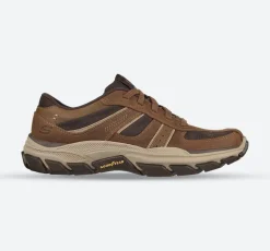Men's Relaxed Fit Skechers 204330 Respected Edgemere Good Year Walking Trainers