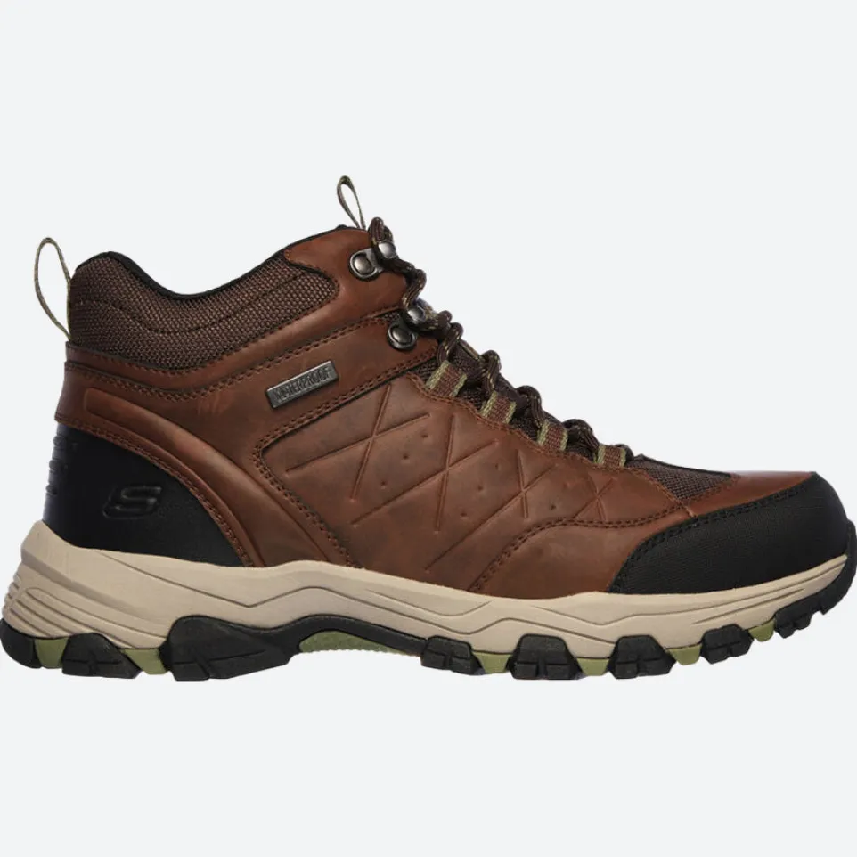 Men's Relaxed Fit Skechers 66283 Selmen Telago Hiking Boots