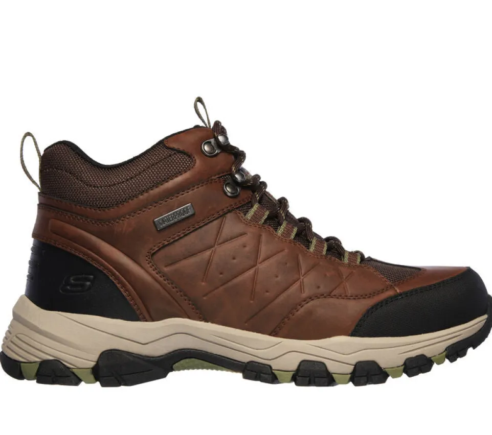 Men's Relaxed Fit Skechers 66283 Selmen Telago Hiking Boots