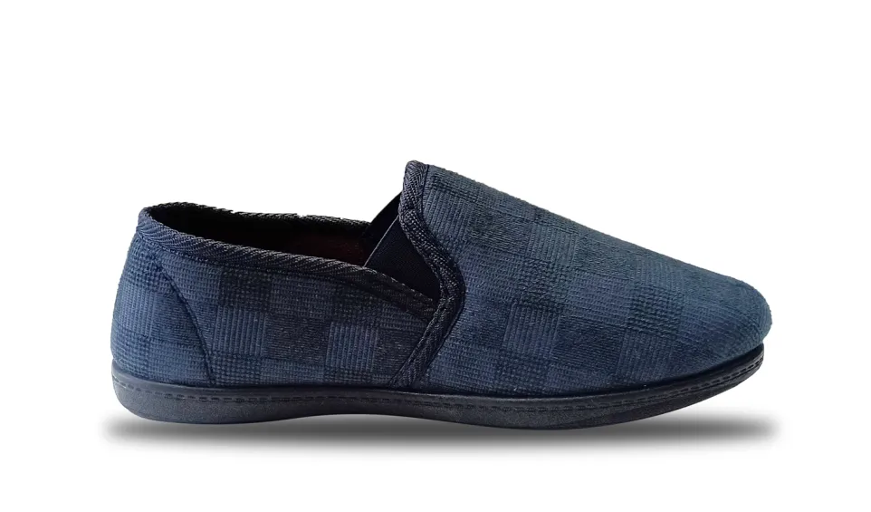 Mens Sleephhh Wide Fit Slip On House Slippers