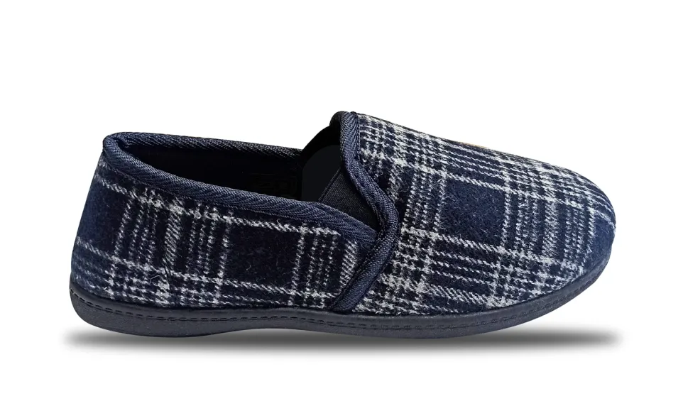 Mens Sleephhh Wide Fit Slip On House Slippers