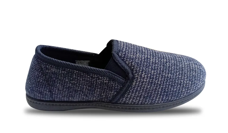 Mens Sleephhh Wide Fit Slip On House Slippers