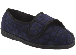Mens Wide Fit Comfylux Georgie Slippers