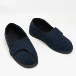 Mens Wide Fit Comfylux Georgie Slippers