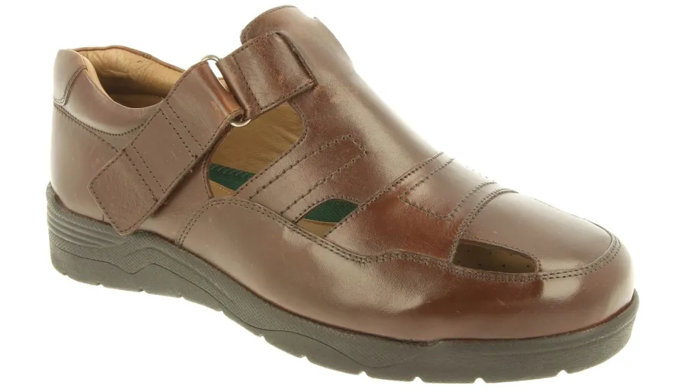 Men's Wide Fit DB Barney Sandals