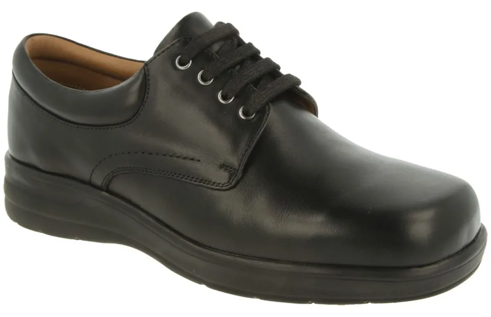 Mens Wide Fit DB Bob Lace Up Luxury Shoes