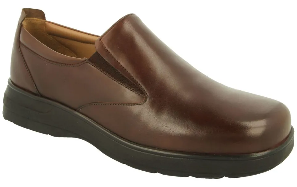 Mens Wide Fit DB Dalton Slip On Luxury Shoes
