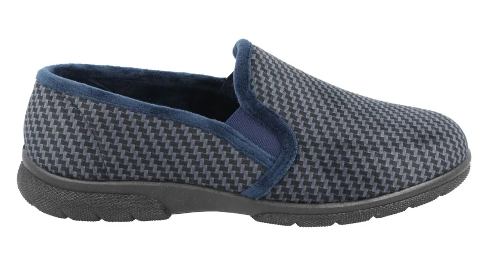 Men's Wide Fit DB Glen Slippers
