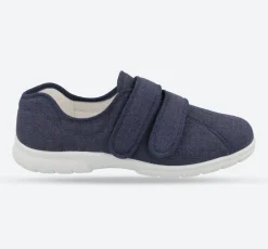 Mens Wide Fit DB Harris Velcro Canvas Shoes