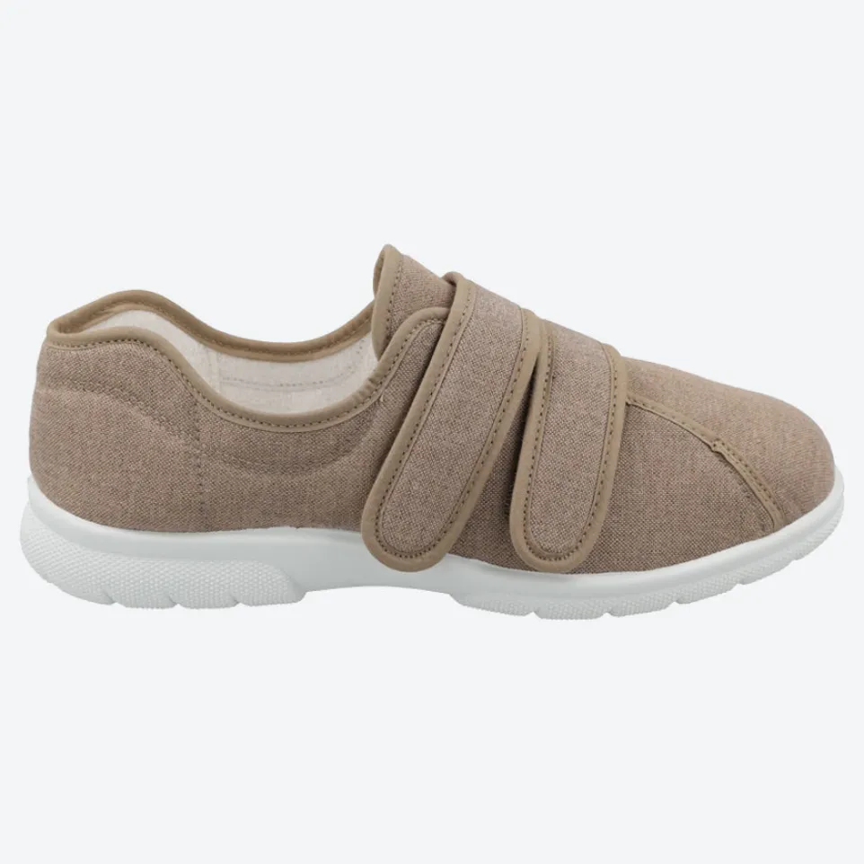 Mens Wide Fit DB Harris Velcro Canvas Shoes
