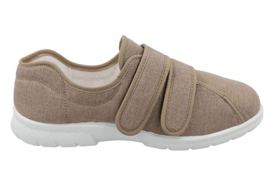 Mens Wide Fit DB Harris Velcro Canvas Shoes