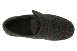 Mens Wide Fit DB Tartan Slippers