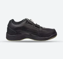 Mens Wide Fit Dek Arizona Trainers black and white