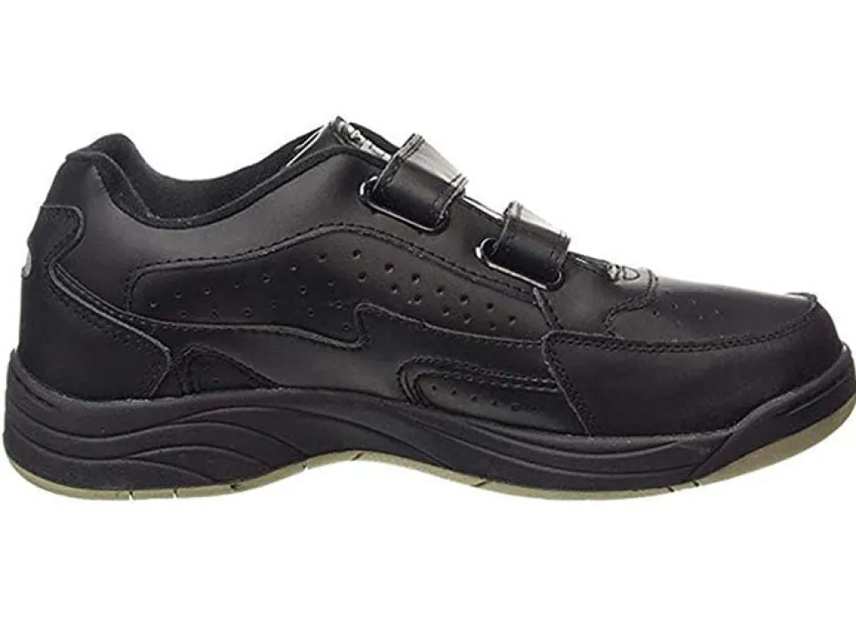 Mens Wide Fit Dek Arizona Trainers black and white