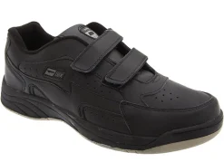 Mens Wide Fit Dek Arizona Trainers black and white