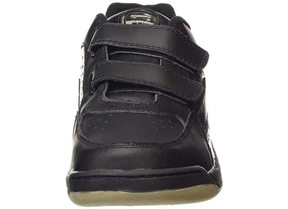Mens Wide Fit Dek Arizona Trainers black and white