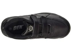 Mens Wide Fit Dek Arizona Trainers black and white