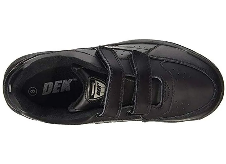 Mens Wide Fit Dek Arizona Trainers black and white